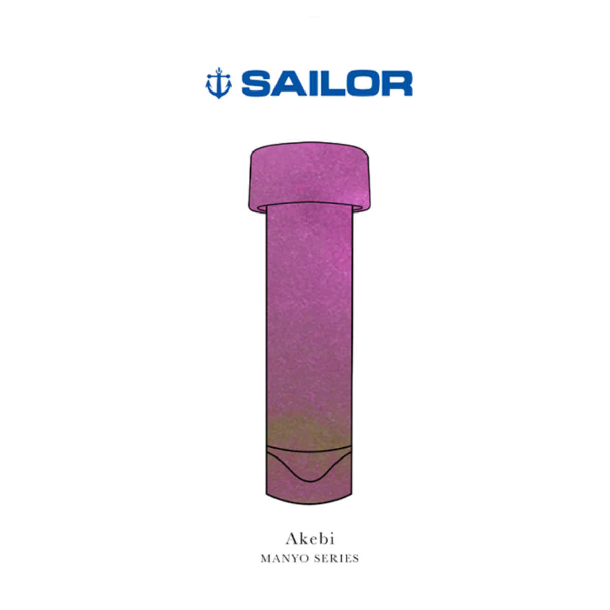 Sailor Manyo Fountain Pen Ink (3ml Sample Vials)