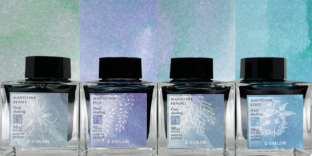 Sailor Manyo Fountain Pen Inks (50ml)