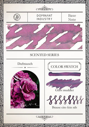 Dominant Industry Fountain Pen Scented Inks (Twilight Garden Series) 25ml