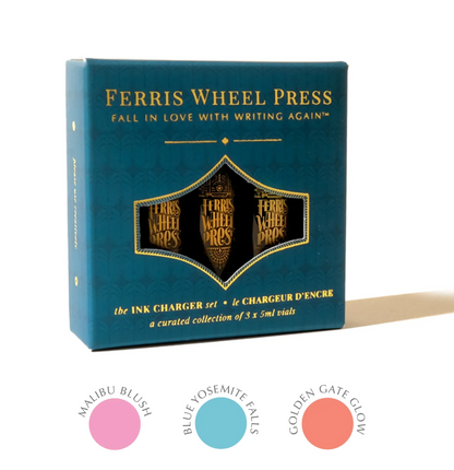 Ferris Wheel Press Charger Set - Dreaming in California 5ml Ink Vials