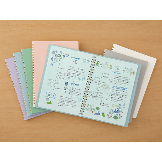 Midori MD Ring Notebook Color Dot Grid