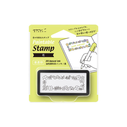 Midori Paintable Stamp Pre-Inked (Half-Size)