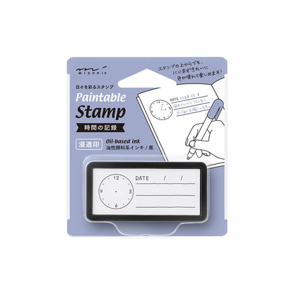 Midori Paintable Stamp Pre-Inked (Half-Size)