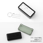 Midori Paintable Stamp Pre-Inked (Half-Size)