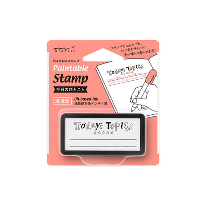 Midori Paintable Stamp Pre-Inked (Half-Size)