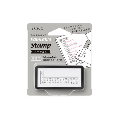 Midori Paintable Stamp Pre-Inked (Half-Size)