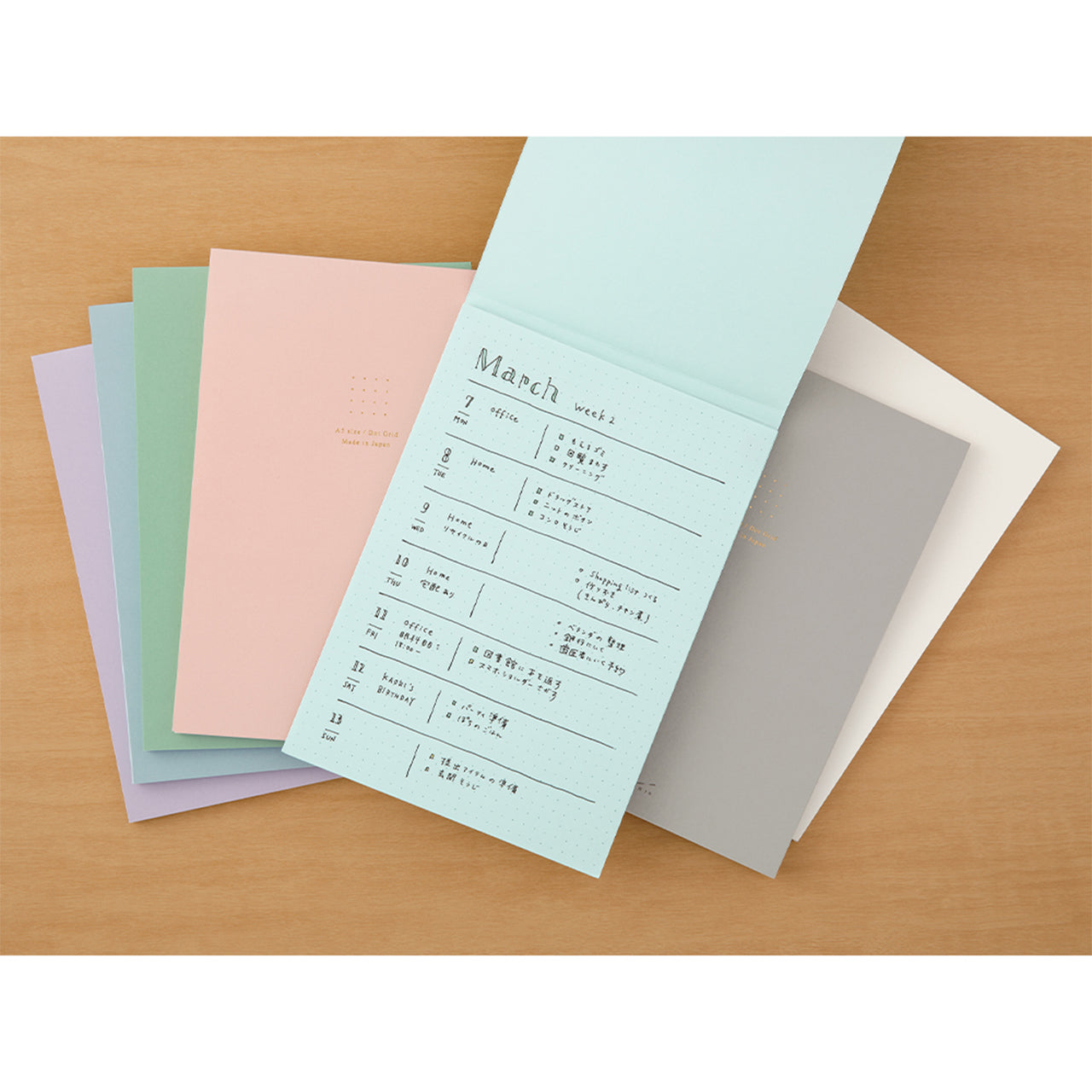 Midori MD Paper Pad Color Dot Grid