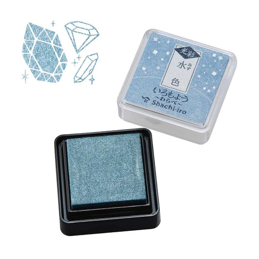 Shachihata Iromoyo Kosai Warabe Mini Glitter Ink Pad