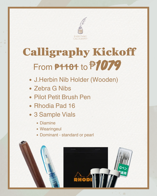 Starter Set Calligraphy Kickoff