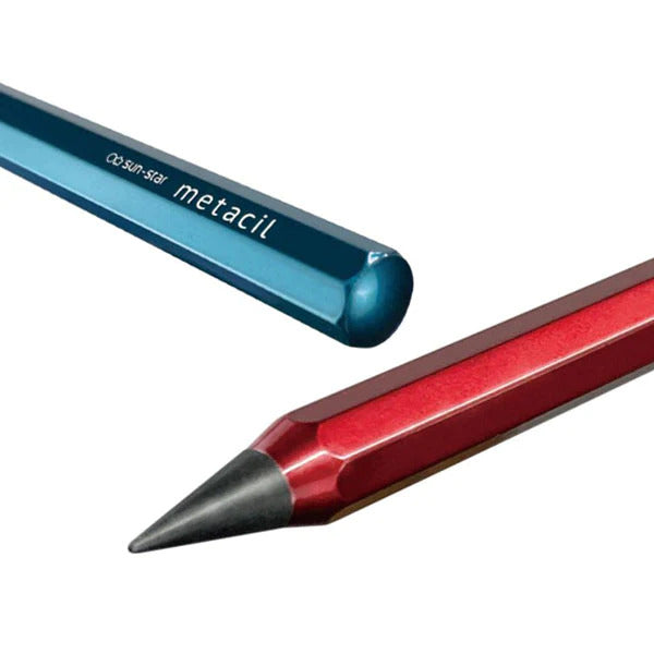 Sun-Star Metacil Metal Pencil - Metallic Red