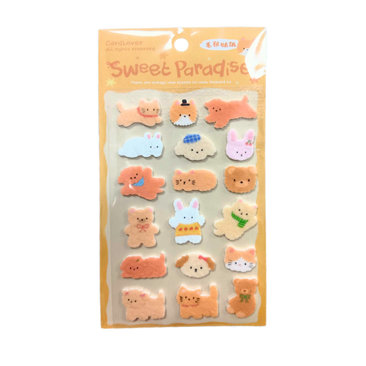 Mint Journal Studio Fuzzy Felt Stickers