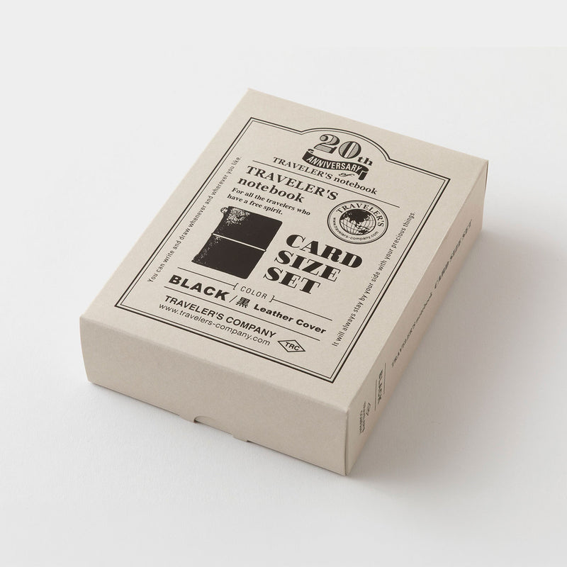 Traveler's Notebook 20th Anniversary Set (Card Size)