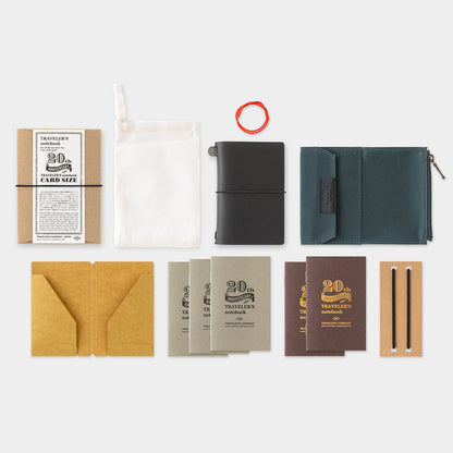 Traveler's Notebook 20th Anniversary Set (Card Size)