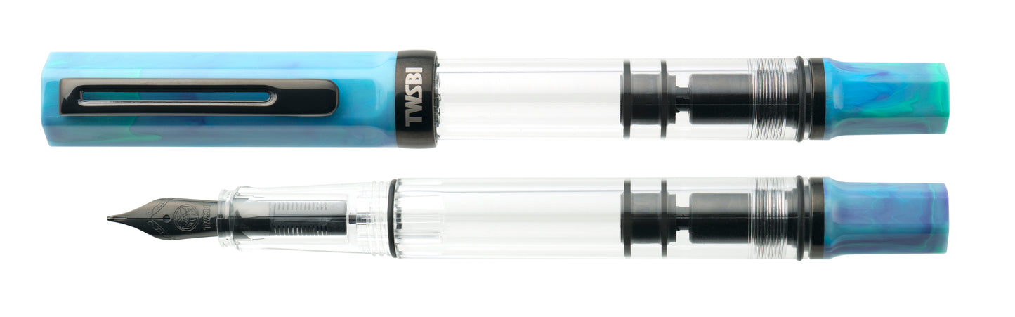 TWSBI ECO Cosmos Blue with Onyx