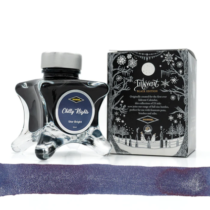 Diamine Inkvent Black Edition Fountain Pen Ink Star Bright [50ml]