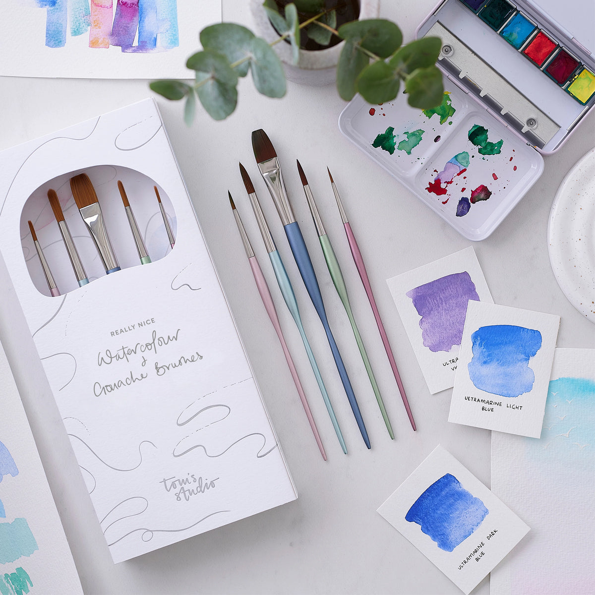Tom's Studio - Studio Paintbrush Set