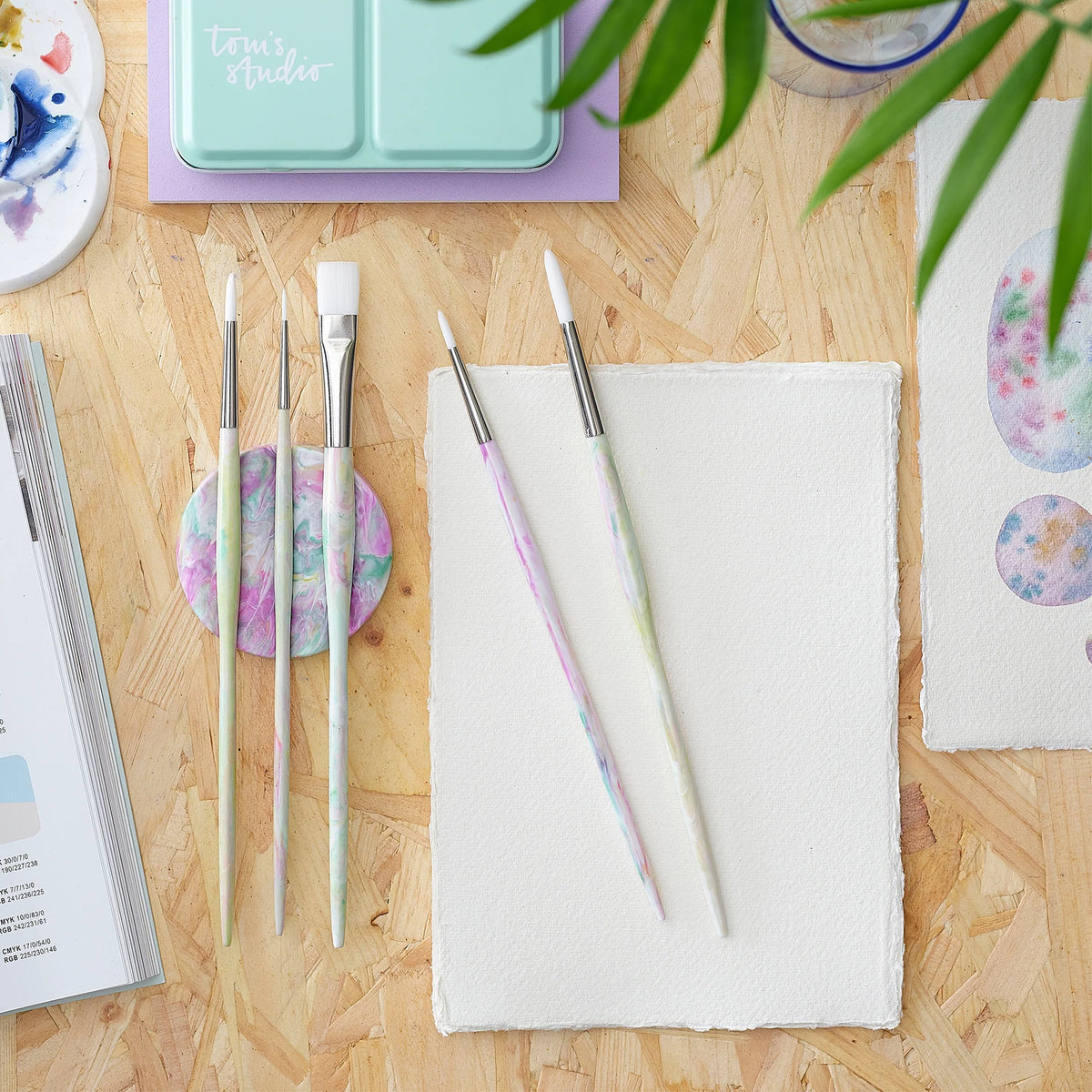 Tom's Studio Write Off Paintbrush Set