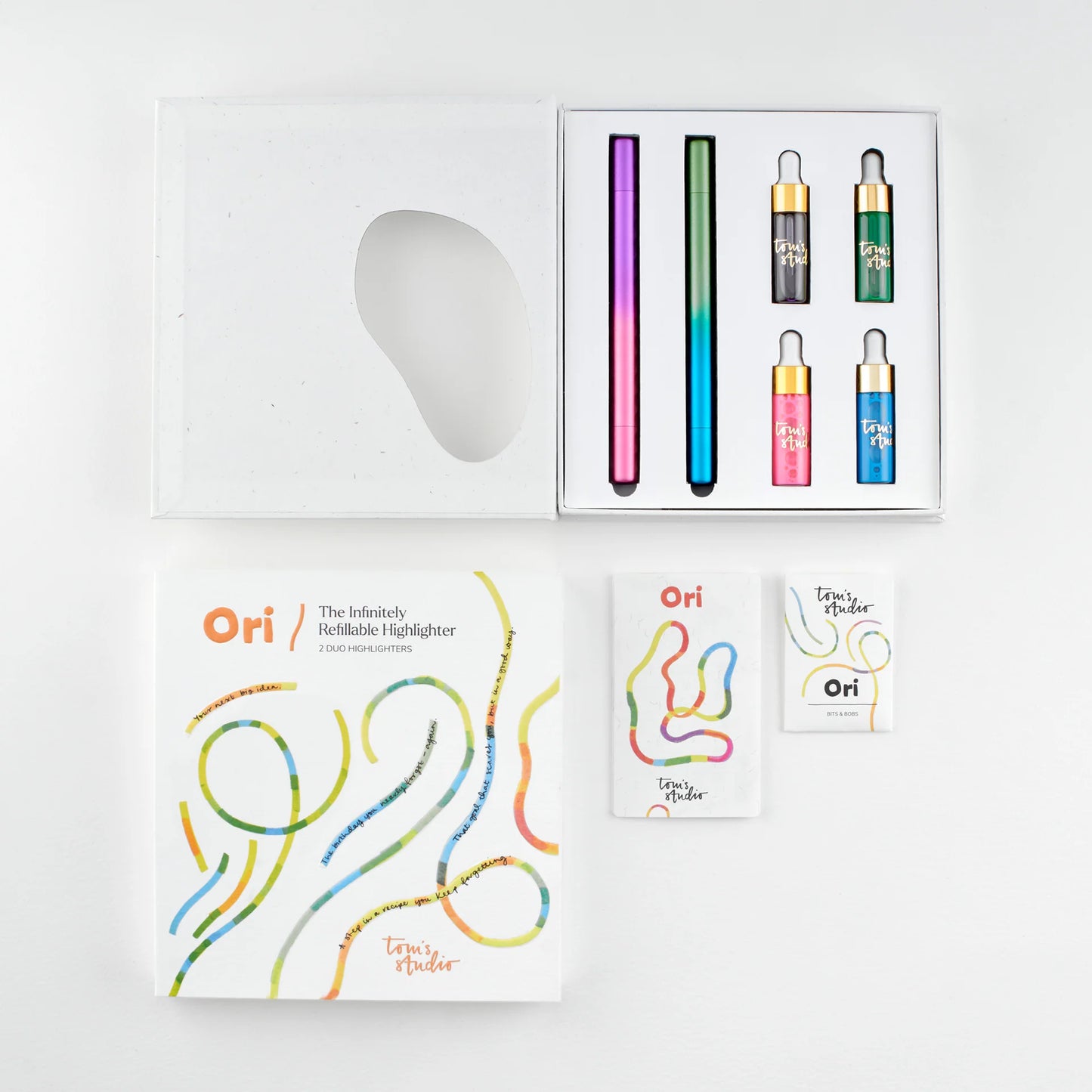 Tom's Studio Ori Highlighter Set [2 Pen]