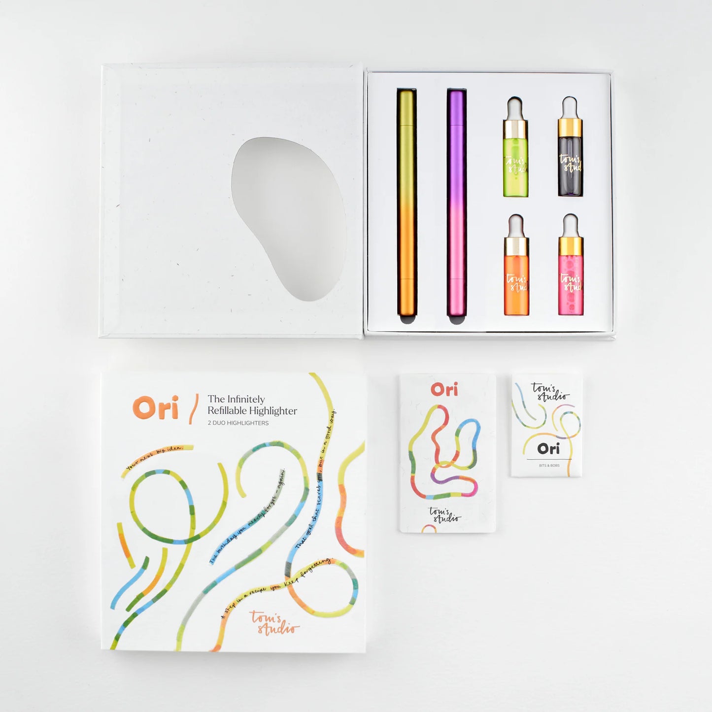 Tom's Studio Ori Highlighter Set [2 Pen]