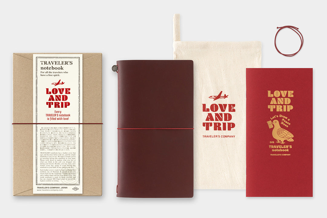 Traveler's Notebook Love and Trip Limited Edition
