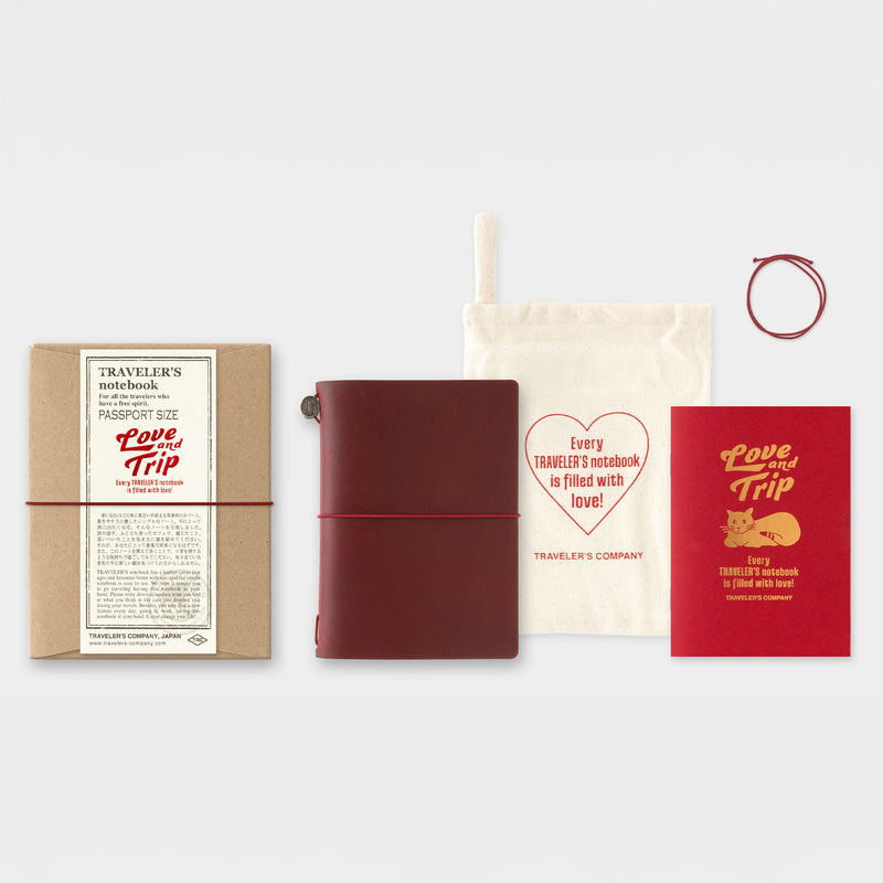 Traveler's Notebook Love and Trip Limited Edition – Everything