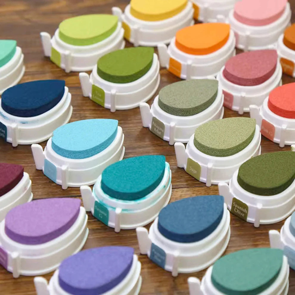 Tsukineko VersaMagic Dewdrop Chalk Ink Pads - Set of 4