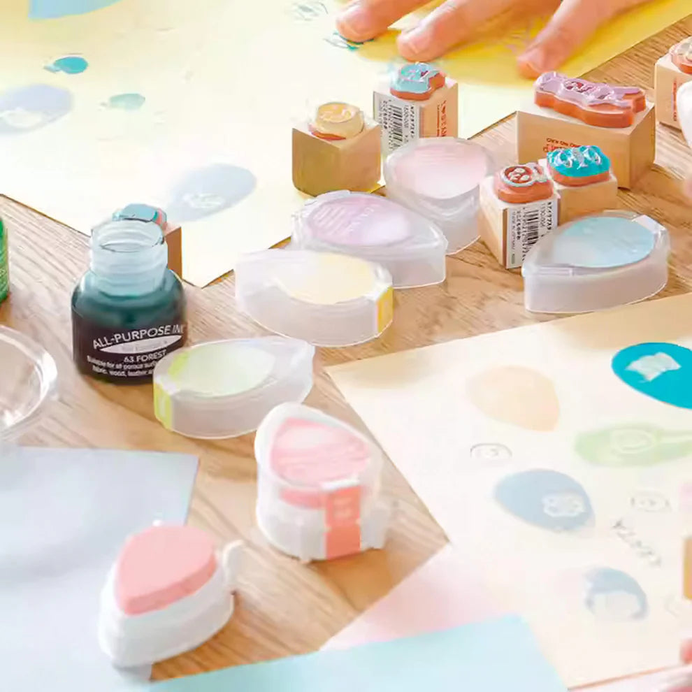 Tsukineko VersaMagic Dewdrop Chalk Ink Pads - Set of 4