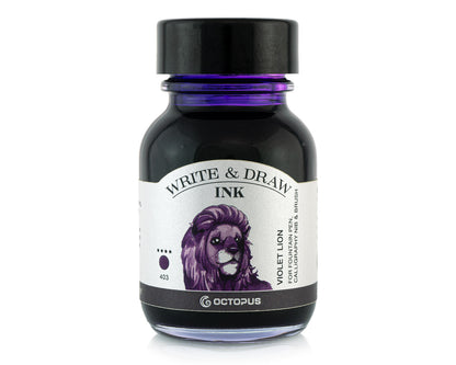 Octopus Fluids Pigmented Waterproof Document Proof Write and Draw Ink [50ml]