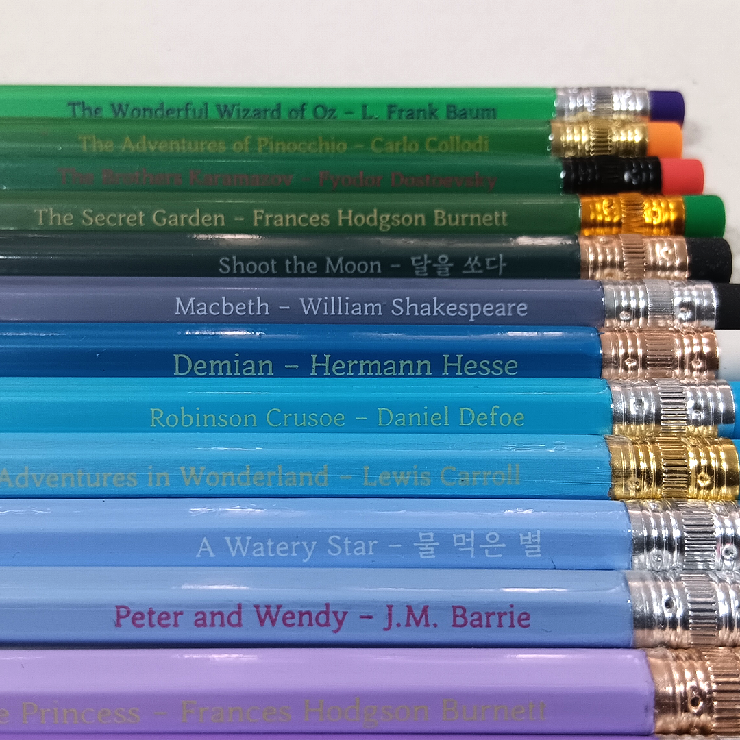 Wearingeul World Literature Pencils