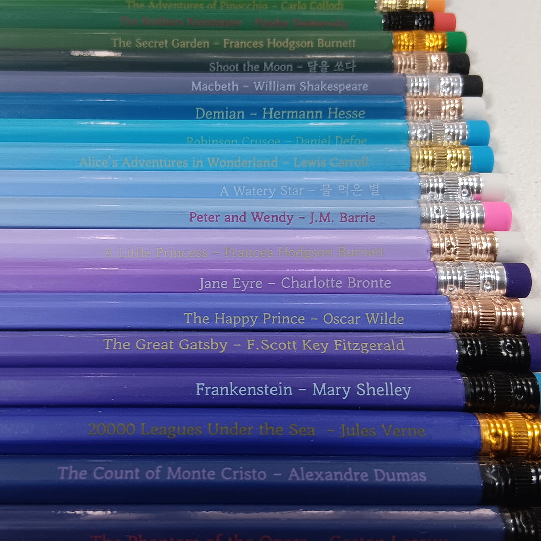 Wearingeul World Literature Pencils