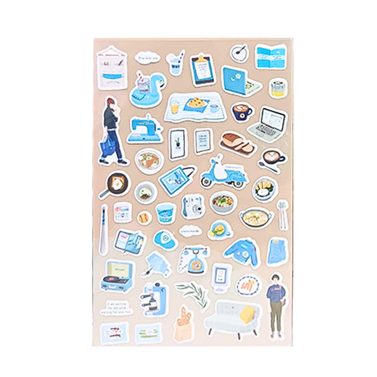 Mint Journal Studio Adhesive Hand-Drawn Sticker Sheets