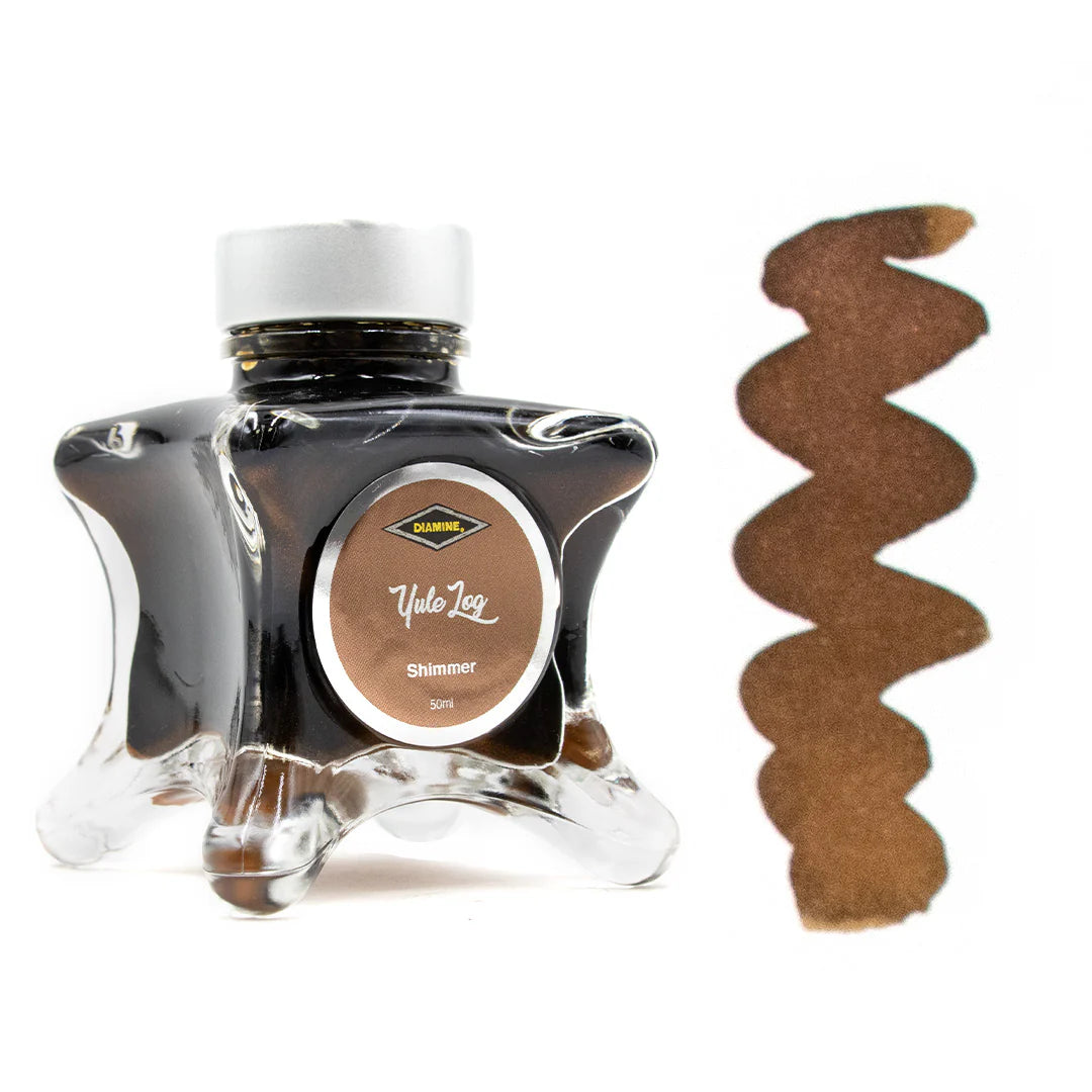 Diamine Inkvent Fountain Pen Ink (50ml) Green Edition - Shimmer