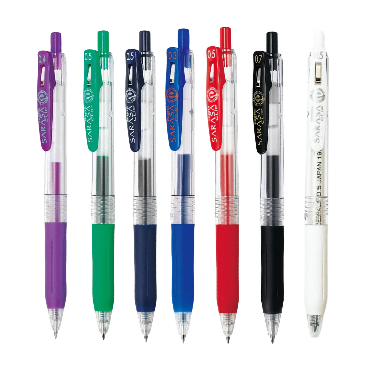 Zebra Sarasa Clip Retractable Gel Pen