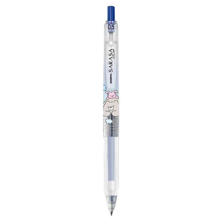 Zebra Sarasa Sleeping Animals Gel Pen