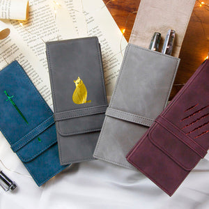 Wearingeul World Classic Literature (3 slots) Leather Pen Pouches