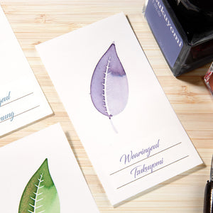 Wearingeul Leaf 3 Types Swatch Cards (50 sheets)