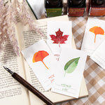 Wearingeul Leaf 3 Types Swatch Cards (50 sheets)