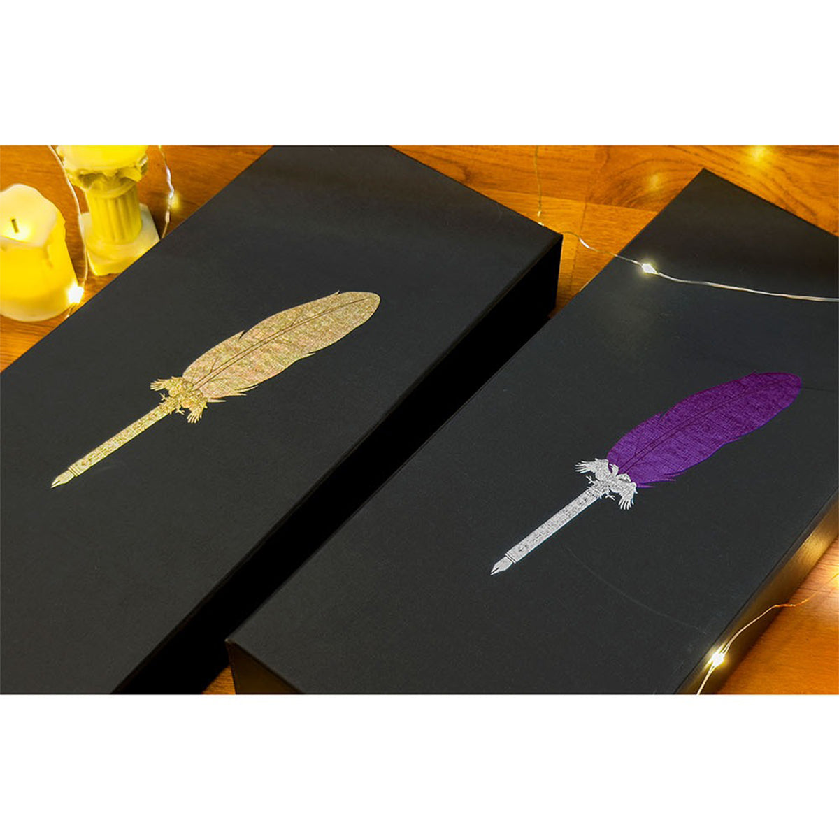 Wearingeul [Naver Webtoon] Your Throne Feather Pen & Pen Holder Sets