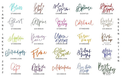 Diamine Inkvent Fountain Pen Ink (50ml) Green Edition - Standard