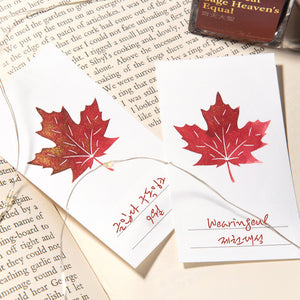 Wearingeul Leaf 3 Types Swatch Cards (50 sheets)