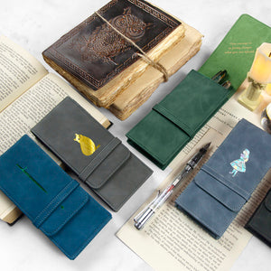 Wearingeul World Classic Literature (3 slots) Leather Pen Pouches