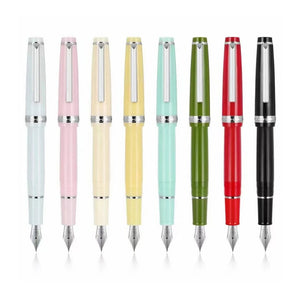 Jinhao 82 Solid Colors w/ Silver Trim Fountain Pen