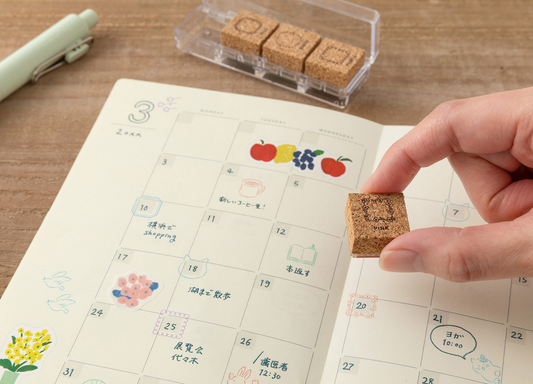 Midori Yuru Log Pre-Inked Stamp