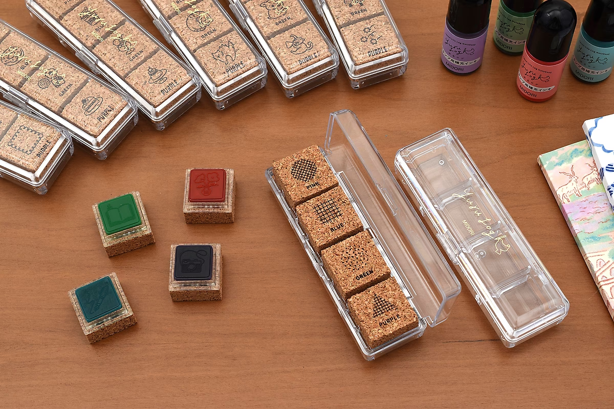 Midori Yuru Log Pre-Inked Stamp