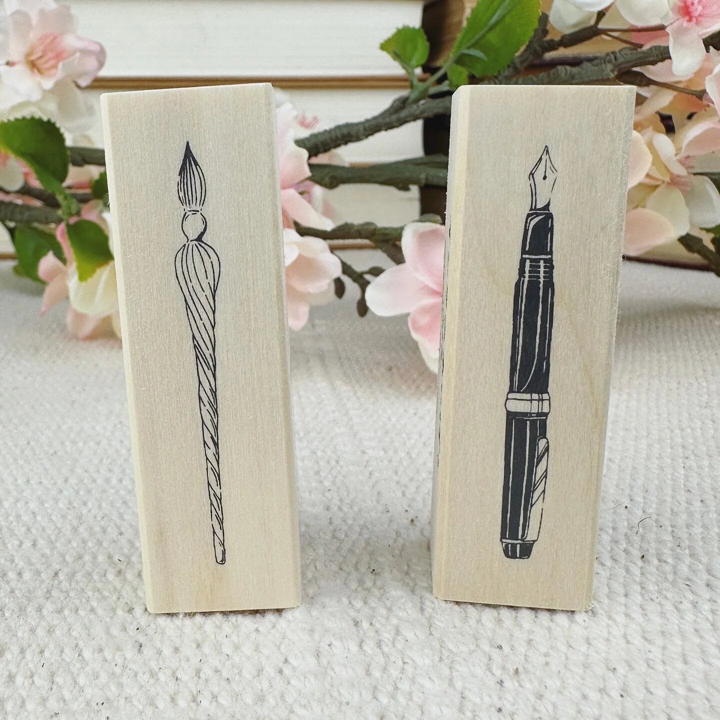 Beverly Ink's Companion Wooden Rubber Stamps