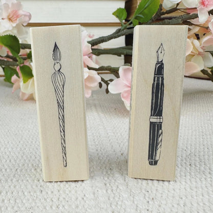 Beverly Ink's Companion Wooden Rubber Stamps