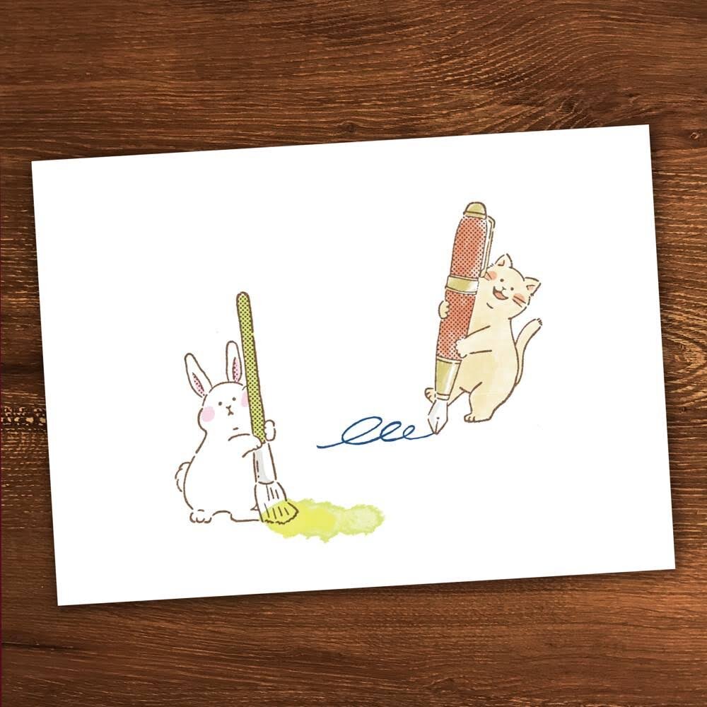 Beverly Ink's Companion Wooden Rubber Stamps