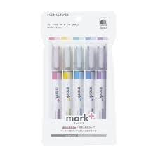 Kokuyo Marktus Two-Tone Highlighters
