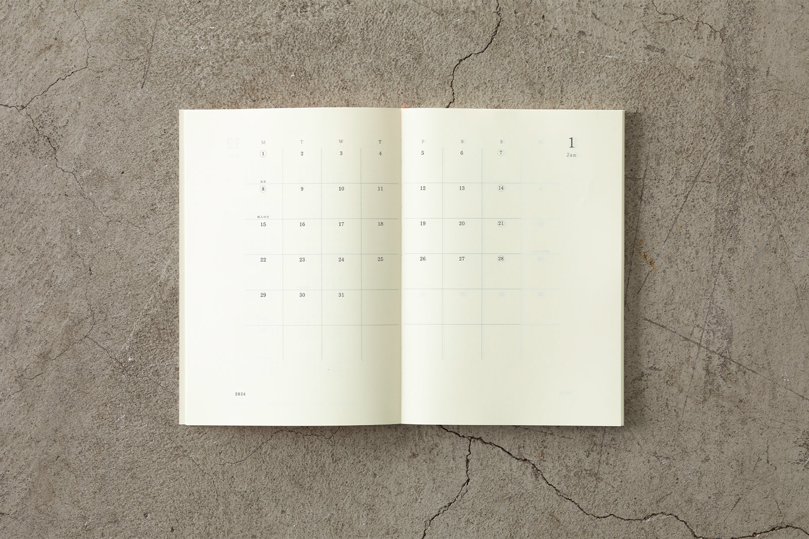 Midori MD Notebook Diary Thin 2024