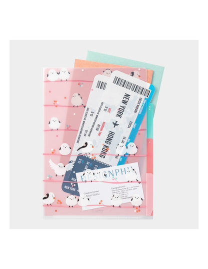 Midori Clear Folder 3 Pockets (A5)